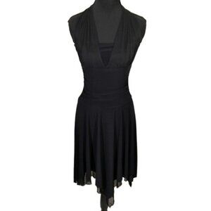 Vtg 90s Forever 21 Hanky Hem Dress S Whimsigoth Goth Fairy Grunge Vamp Y2K Emo